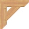 Ekena Millwork Traditional Slat Smooth Bracket w/ Offset Brace, Western Red Cedar, 7 1/2"W x 24"D x 24"H BKT0806X24X24TRA06SWR - alternate 4